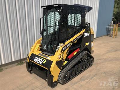 2023 ASV RT-40 Skid Steer - 38.2 Hp, Enclosed Cab, Heat, A/C