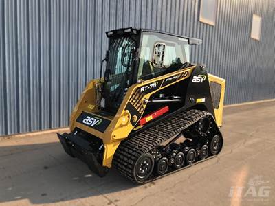 2023 ASV RT-75 Skid Steer - 74 Hp, Enclosed Cab, Heater, A/C