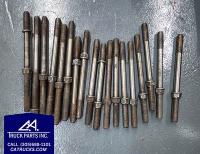 Cummins BigCam Engine (Jake) Brakes Stud Bolts w/ Washers Set of 18, M10-1.5, 6 - 8 1/8" , 12 - 7 1/8"