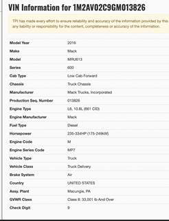 2016 Mack MRU613 Charge Air Cooler (ATAAC) Part # 21593033