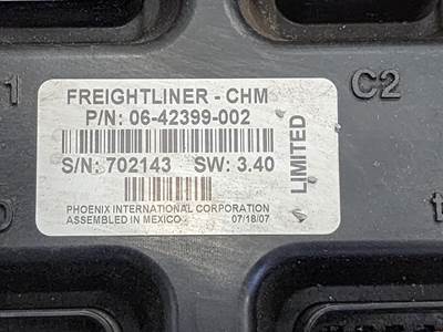 Freightliner CHM 06-42399-002 Chassis Control Module Part # 06-42399-002