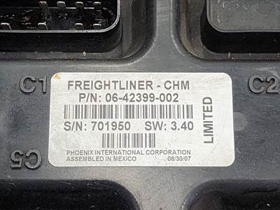 Freightliner CHM 06-42399-002 Chassis Control Module Part # 06-42399-002