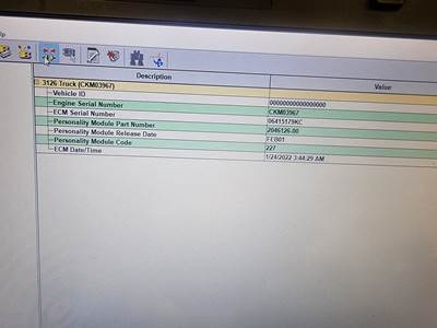 Caterpillar 3126 Engine Control Module (ECM)