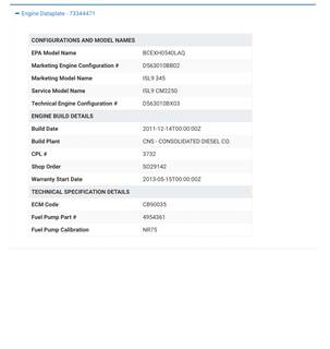 Cummins ISL9 Engine Control Module (ECM) Part # 4993120, CM2250