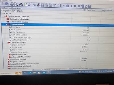 2007 Cummins ISX Engine Control Module (ECM) Part # 3684009