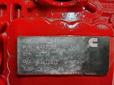 Cummins ISX12 Engine Control Module (ECM) Part # 4993120 For