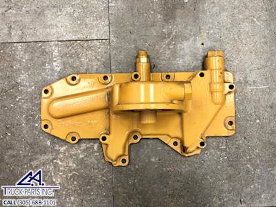 OEM Caterpillar 3116 / 3126 Engine Oil Filter Base Housing Part # 4P8182 for C7, 3116, 3126