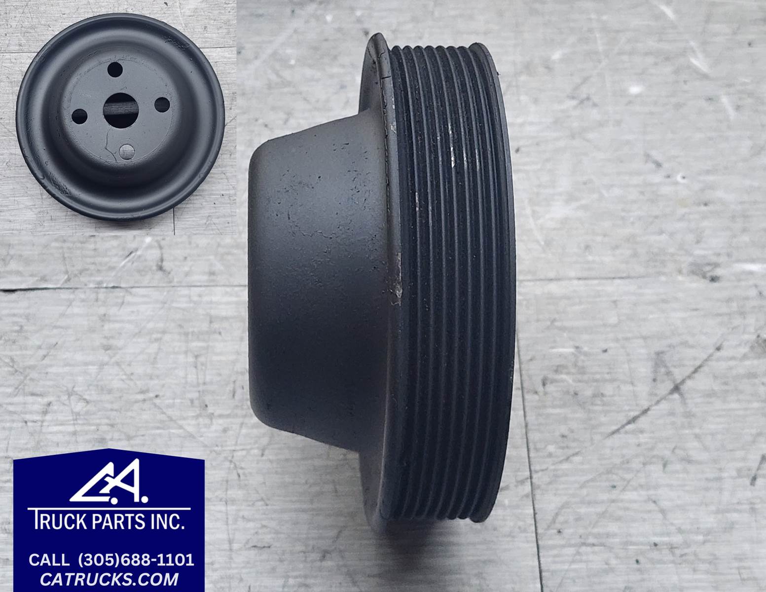 thumbnail image 2 of LABLT Engine Fan Grooved Belt Pulley - 8 Groove, 3914463 / 3902710 For Cummins 6BT, 6B, 4BT 2 of 6