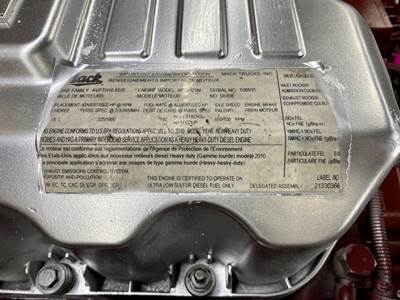 2010 Mack MP7 Engine For Sale | Opa Locka, FL | MP7-325M ...