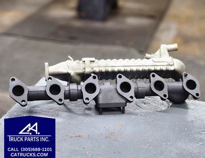 International DT466E Exhaust Manifold W/EGR Cooler Part # 1844944C1, 1844324C2, 1844964C1