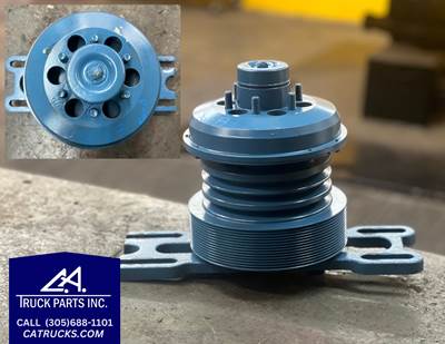 1997 Caterpillar 3406 Borg Warner Fan Clutch 1090-096500-01, Mounting Base 43235, Pulley 42971