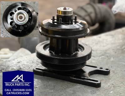Caterpillar 3406E Fan Clutch Pulley Part # 43596, Mounting Base Part # 41714