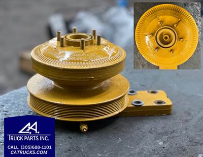 2006 Caterpillar C13 KCB Fan Clutch Base P/N 601702, Pulley P/N 601703