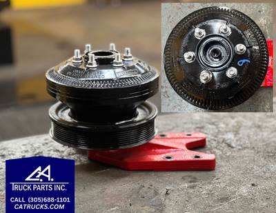 Cummins ISL9 Horton 2-Speed Fan Clutch Part # 98A8652, Mounting Base Part # 602073, Pulley Part # 601834