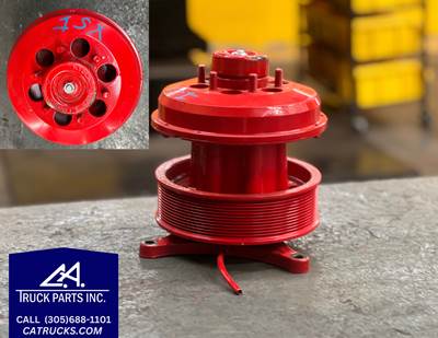 Cummins ISX15 Borg Warner Fan Clutch Pulley Part # 010021876, Mounting Base Part # 010021997