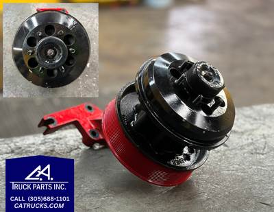 Cummins ISX15 Borg Warner Fan Clutch Part # 1090-09650-01B, Mounting Base Part # 01002725337, 010025338B
