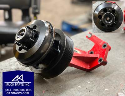 2011 Cummins ISX15 Fan Clutch for 2010-2013 Part # 1090-09650-01B, Mounting Base Part # 010022563, 010023872A, Pulley Part # 010023872A