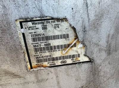 2018 Mack Fuel Tank, Part# 22262614