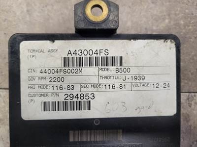b*0様 Ailine 2006 Allison B500 (TCM) Part# 29544775, Model A51, Motorola