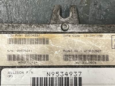 1998 Allison HD4560 Transmission Control Module (TCM) Part
