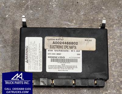 Freightliner Cascadia Transmission Control Module (TCM) Part # A-002-446-68-02