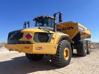 2020 Volvo A60H Articulated Haul Truck