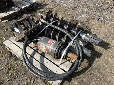 Paladin X1475D Hydraulic Auger W/3 Bits