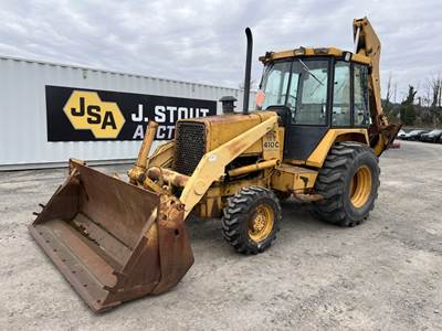 1988 John Deere 410C 4X4 Loader Backhoe