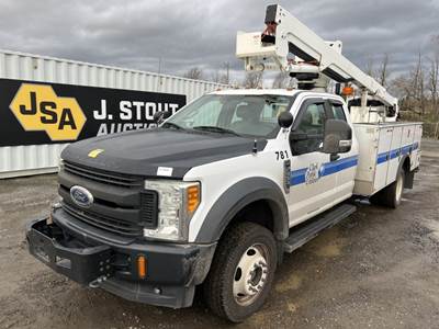 2017 Ford F550 Bucket Truck