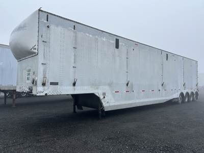 1993 Columbia Quad-Axle Possum Belly Chip Trailer