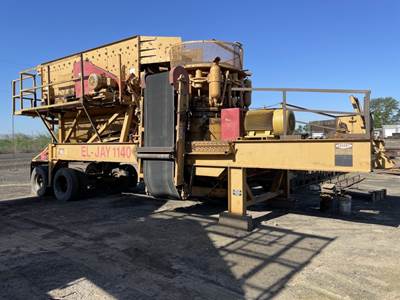 1983 El-Jay 1140 T/A Portable Cone Crushing Plant