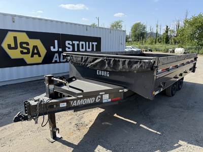 2023 Diamond C 16' T/A Dump Trailer
