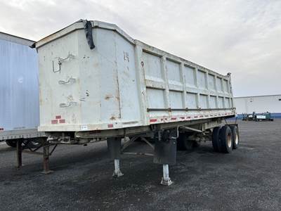 1973 Heil 4HLS-SWT 28' T/A End Dump Trailer