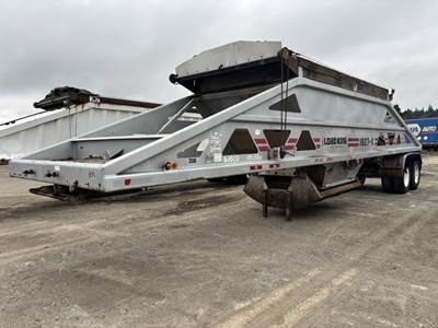 1992 Load King 1827-X T/A Belly Dump Trailer