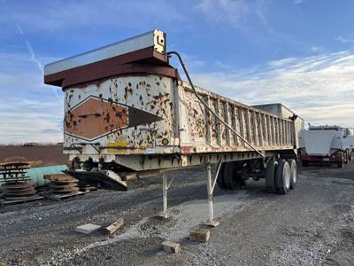 1983 Lufkin T/A End Dump Trailer