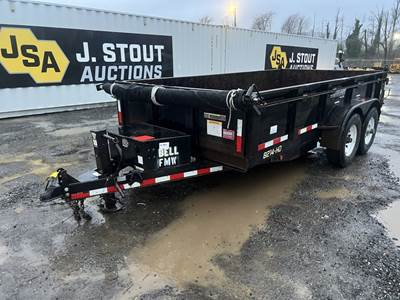 1983 Lufkin T/A End Dump Trailer