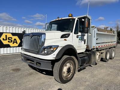 2009 International 7600 Tri-Axle Dump Truck