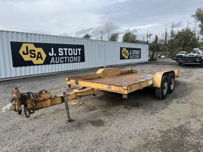 1991 Butler LT-816-EWH T/A Tilt Deck Trailer