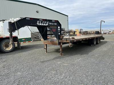 2012 Elite T/A Gooseneck Equipment Trailer
