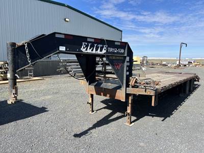 2012 Elite T/A Gooseneck Equipment Trailer