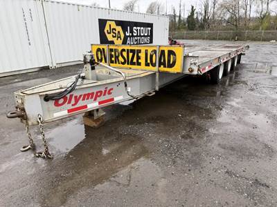 2016 Olympic 30TDT-3 Tri-Axle Equipment Trailer