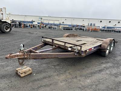 19' T/A Tilt Deck Equipment Trailer