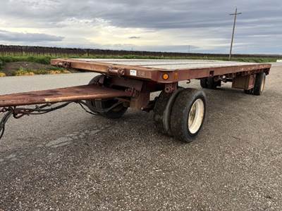 1978 Wesco T/A Flatbed Pup Trailer