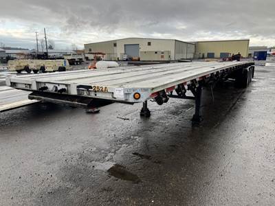 1996 Western 53' Quad Axle Flatbed Trailer