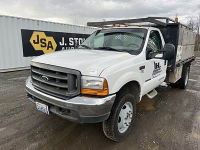 2000 Ford F450 Flatbed Truck