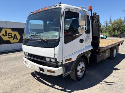 2001 Isuzu FRR S/A Flatbed Truck