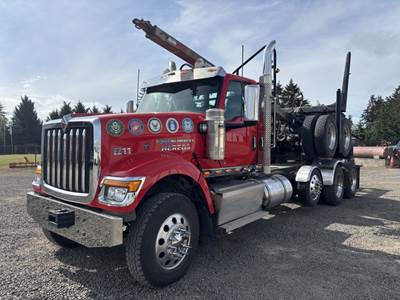 2023 International HX520 Tri-Axle Log Truck