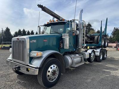 2018 Peterbilt 367 Tri-Axle Log Truck