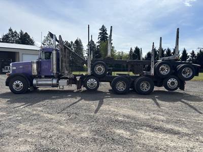 2000 Peterbilt 378 Quad-Axle Log Truck
