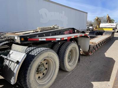 2000 Trail King TK110HDG Tri-Axle Lowboy Trailer